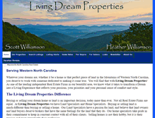 Tablet Screenshot of livingdreamproperties.com